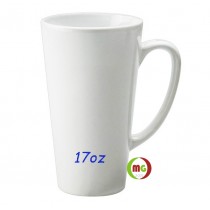 17oz Latte Sublimation Pure White Coated  Mugs 24pcs/case